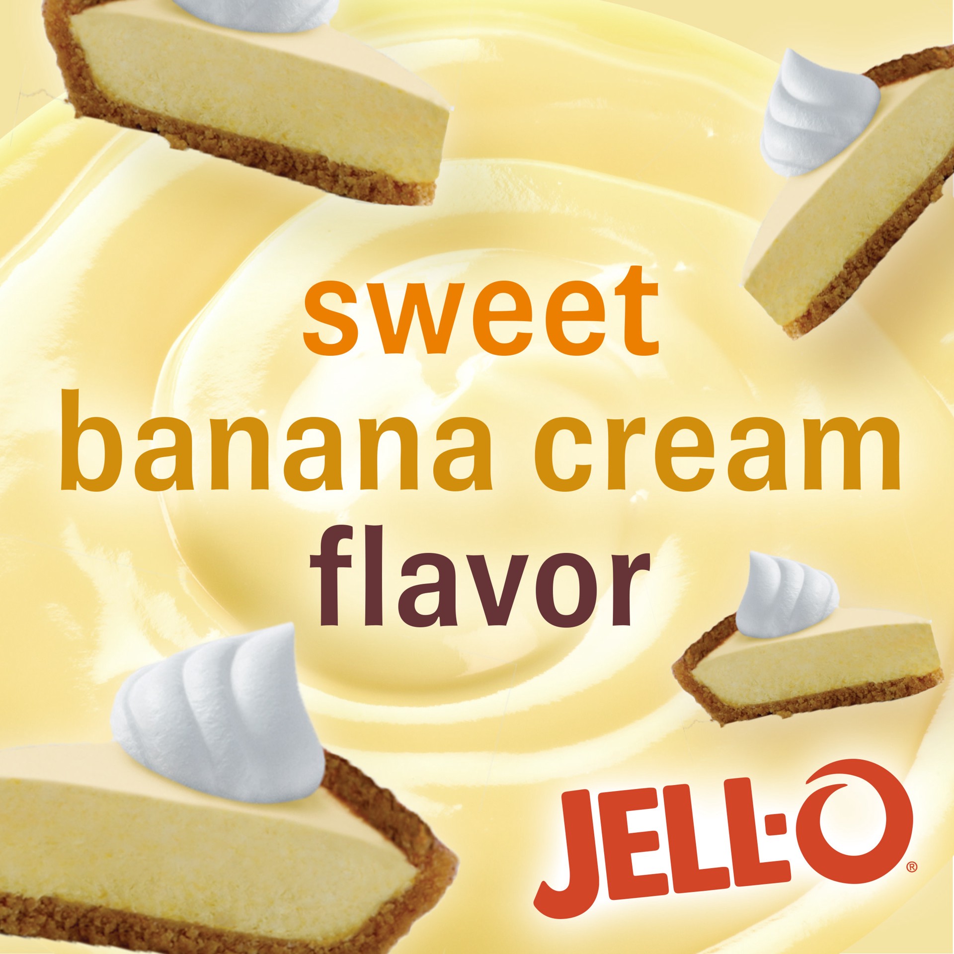 slide 3 of 5, Jell-O Banana Cream Instant Pudding Mix, 5.1 oz