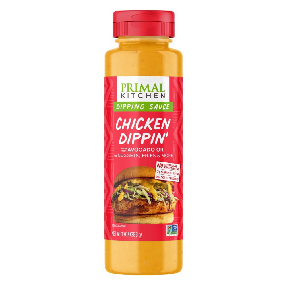 slide 1 of 4, Primal Kitchen Chicken Dippin' Dipping Sauce, 10 fl oz