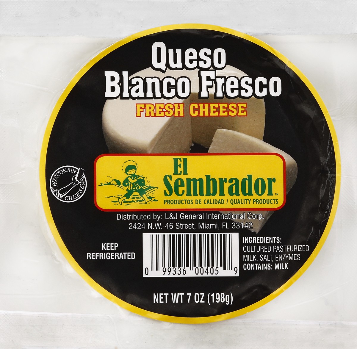 slide 5 of 5, El Sembrador Cheese 7 oz, 7 oz