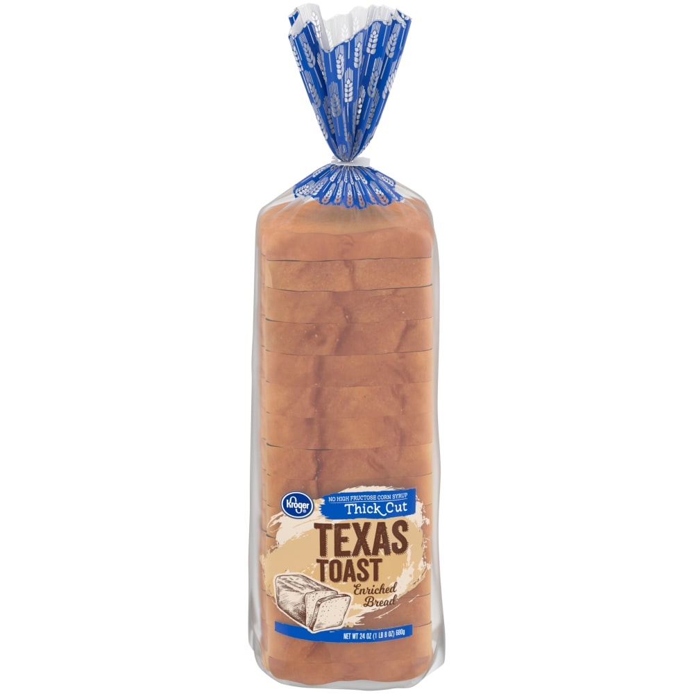 slide 1 of 1, Kroger Thick Cut Texas Toast Bread, 24 oz