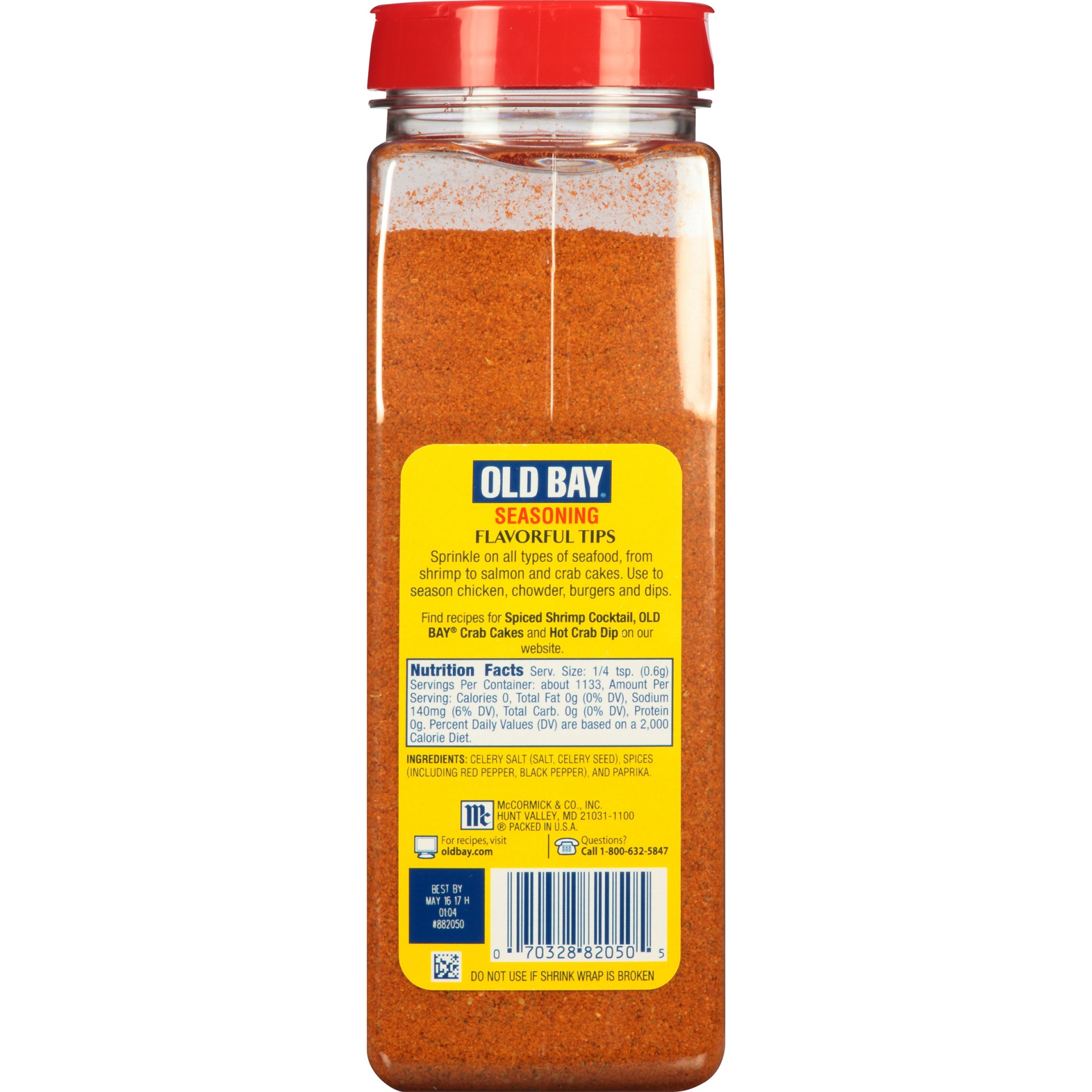 slide 4 of 6, Old Bay Seasoning, 24 oz