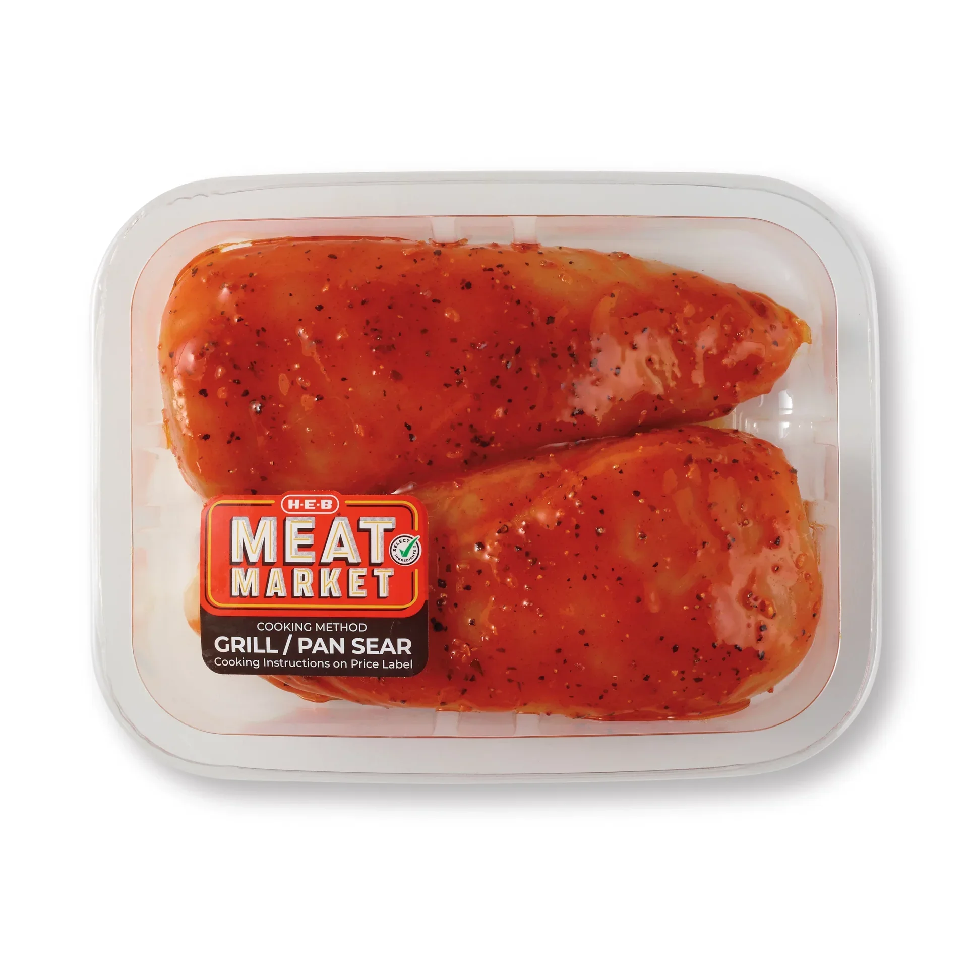 slide 1 of 1, H-E-B Meat Market Marinated Chicken Breasts – Sweet Chile, per lb