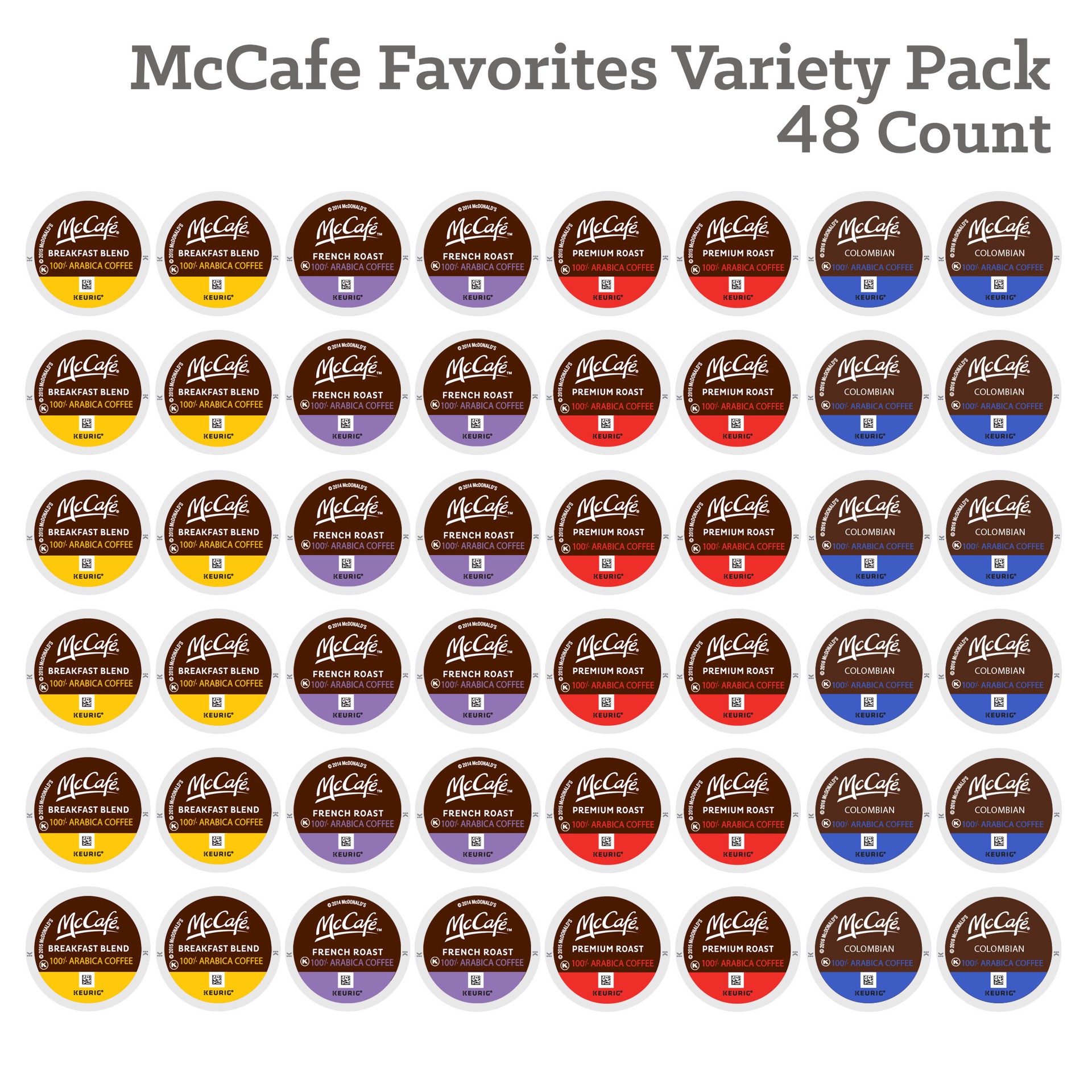 slide 3 of 4, McCafé Premium Roast Coffee, Single Serve Keurig K-Cup Pods, Medium Roast, 12 Count, 12 ct