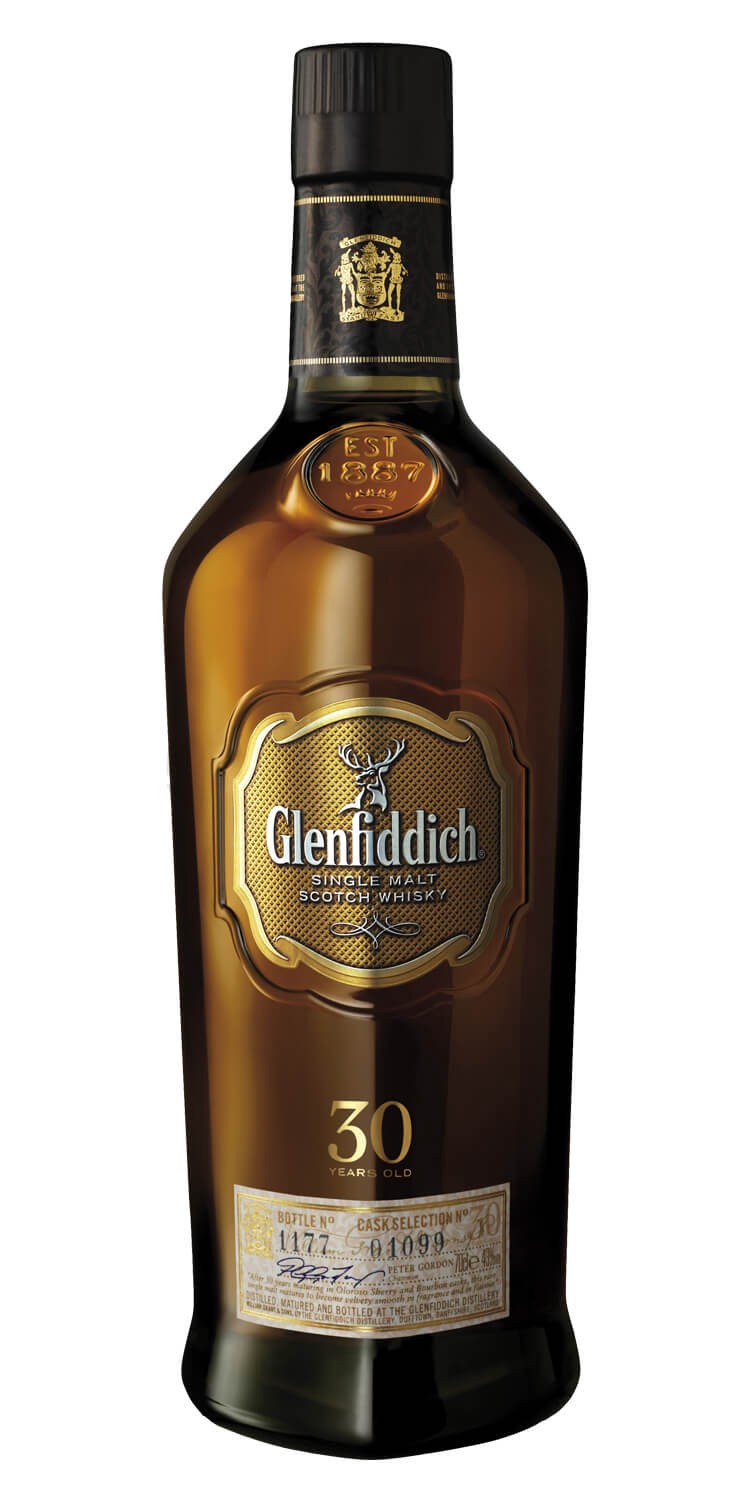 slide 1 of 1, Glenfiddich Single Malt Scotch Whiskey 30y, 750 ml