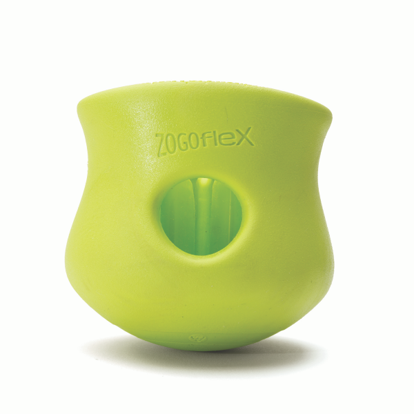 slide 3 of 17, West Paw Toppl Dog Toy Green Small 3", 3 in