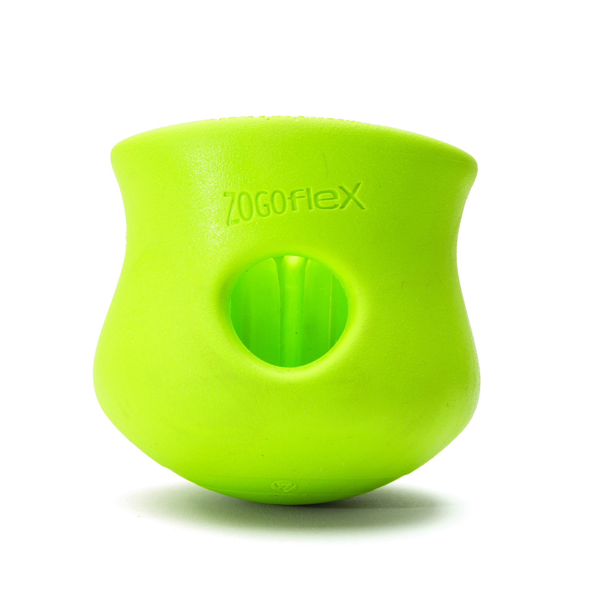 slide 16 of 17, West Paw Toppl Dog Toy Green Small 3", 3 in