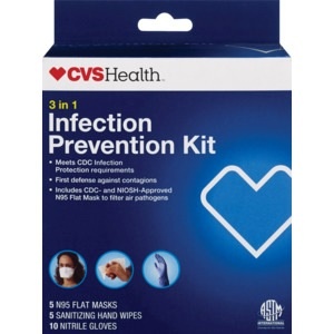 slide 1 of 1, CVS Health 3 In 1 Infection Prevention Kit, 1 ct