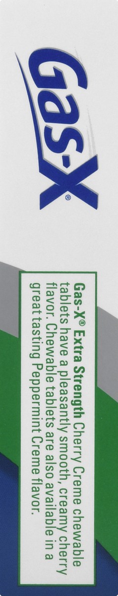 slide 6 of 9, Gas-X Extra Strength Chewable Gas Relief Tablets, Cherry - 18 Count, 18 ct