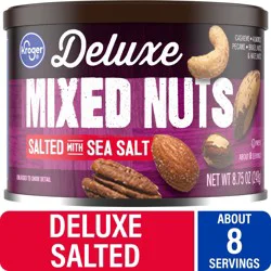 Kroger Deluxe Salted With Sea Salt Mixed Nuts