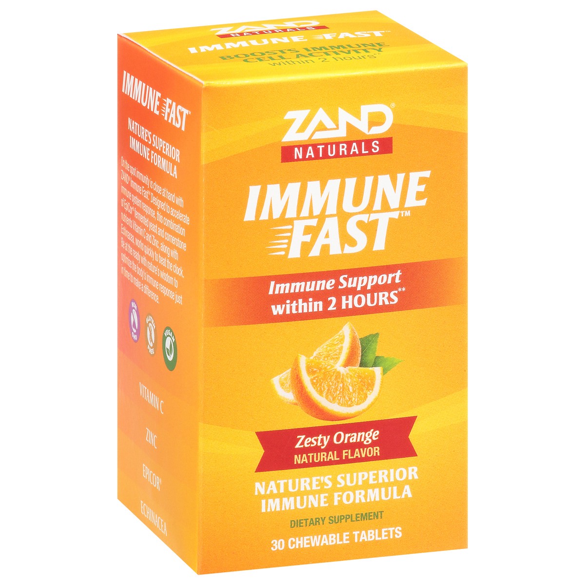 slide 2 of 9, Zand Immune Fast Orange, 30 ct