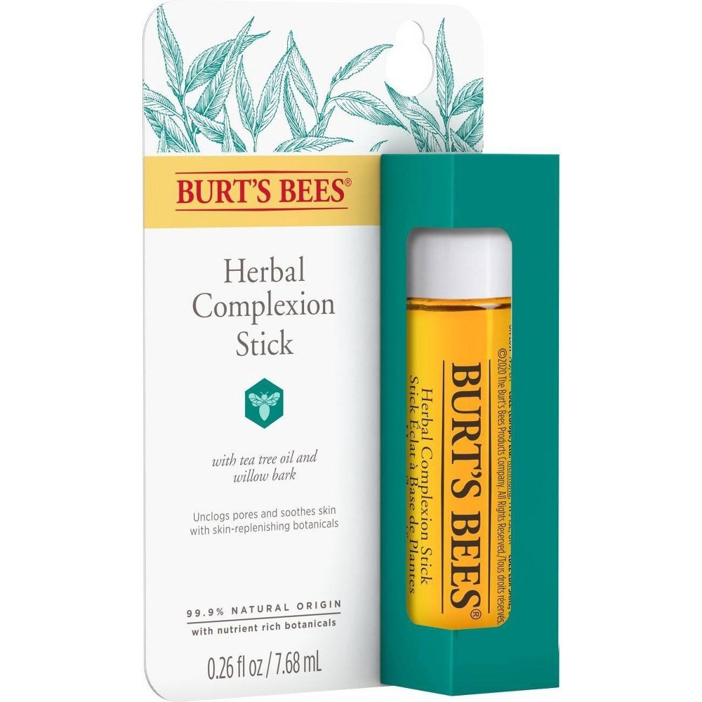 slide 8 of 10, Burt's Bees Herbal Blemish Stick With Tea Tree Leaf Oil, 0.26 oz