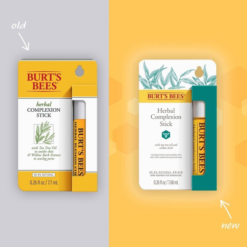 slide 6 of 10, Burt's Bees Herbal Blemish Stick With Tea Tree Leaf Oil, 0.26 oz