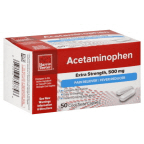 slide 1 of 1, Harris Teeter Acetaminophen - Extra Strength, 50 ct