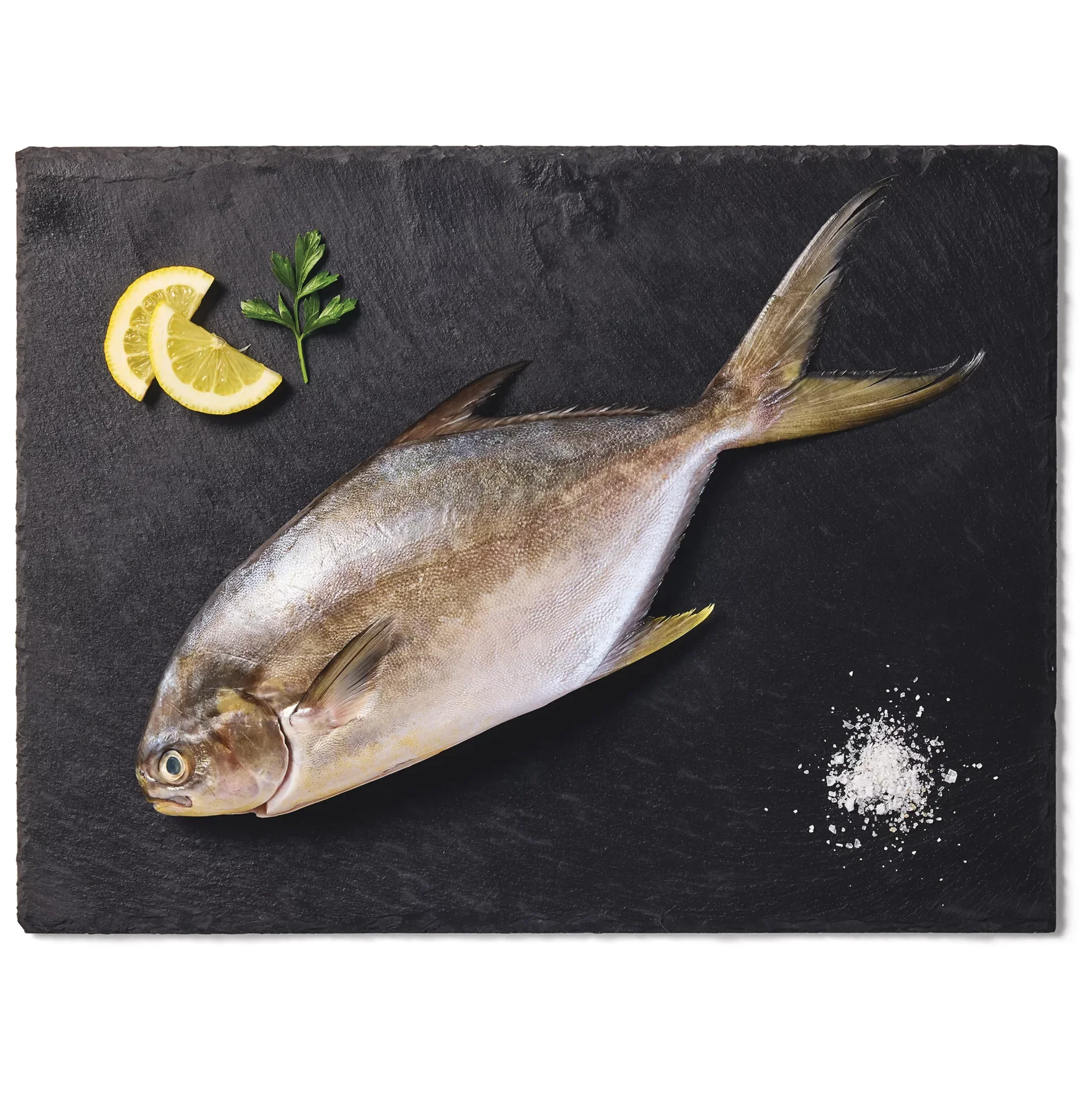 slide 1 of 1, H-E-B Fish Market Whole Pompano, per lb