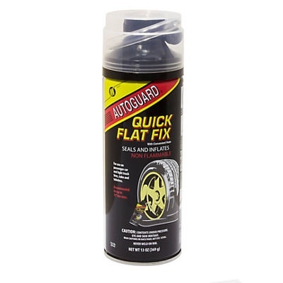 slide 1 of 1, Autoguard Quick Flat Fix with Hose, 13 oz