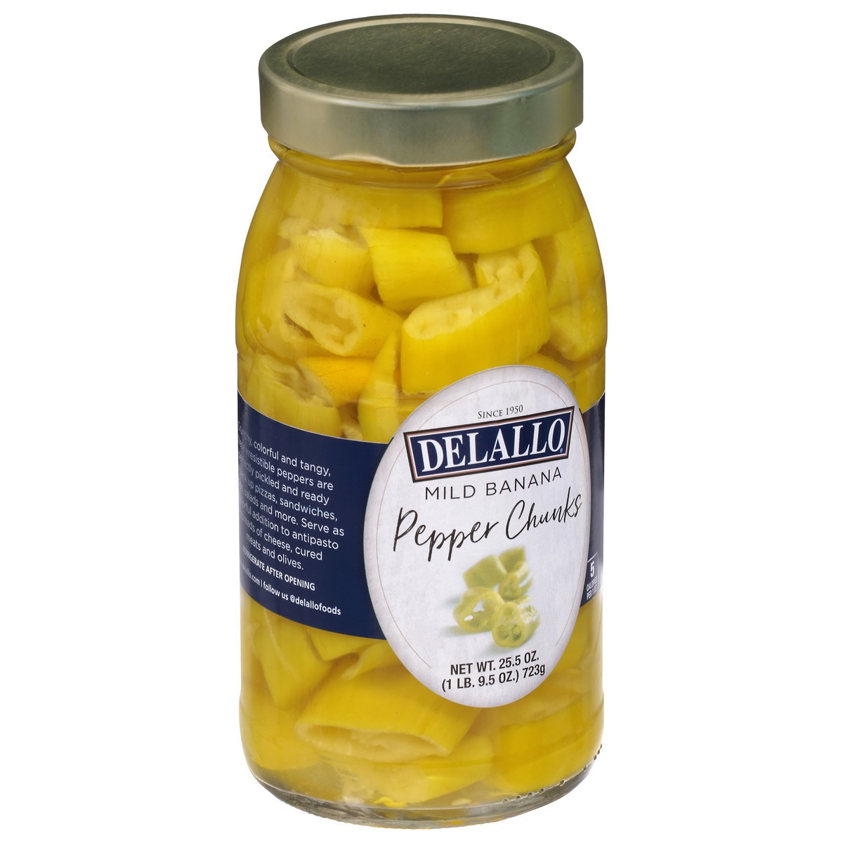 slide 14 of 14, DeLallo Mild Banana Pepper Chunks 25.5 oz, 25.5 oz