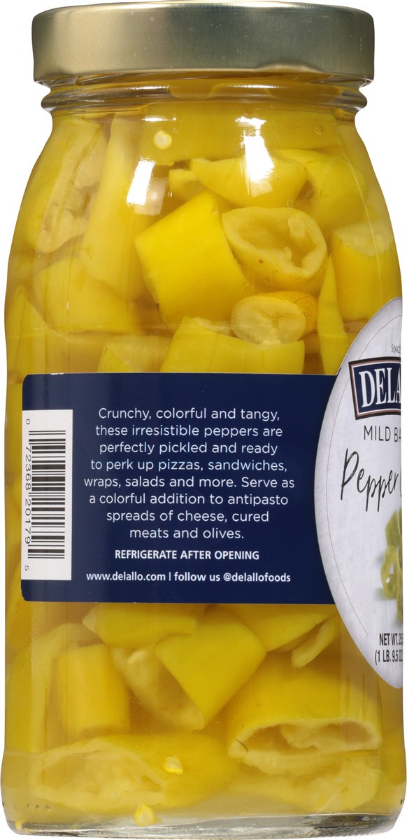 slide 9 of 14, DeLallo Mild Banana Pepper Chunks 25.5 oz, 25.5 oz