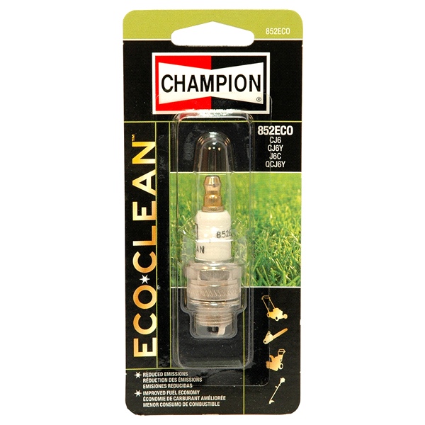 slide 1 of 1, Champion ECO Clean Spark Plug 852ECO., 1 ct