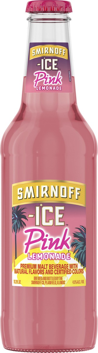 slide 2 of 7, Smirnoff Ice Pink Lemonade Malt Beverage 11.2 oz, 11.2 oz