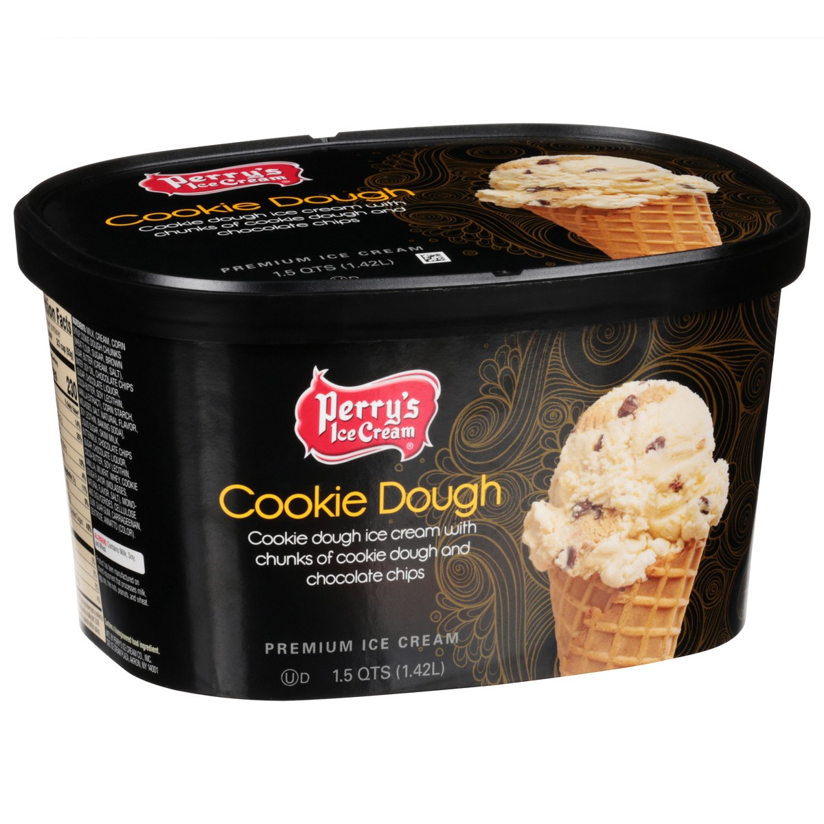 slide 9 of 9, Perry's Ice Cream Premium Cookie Dough Ice Cream 1.5 qt, 1.5 qt