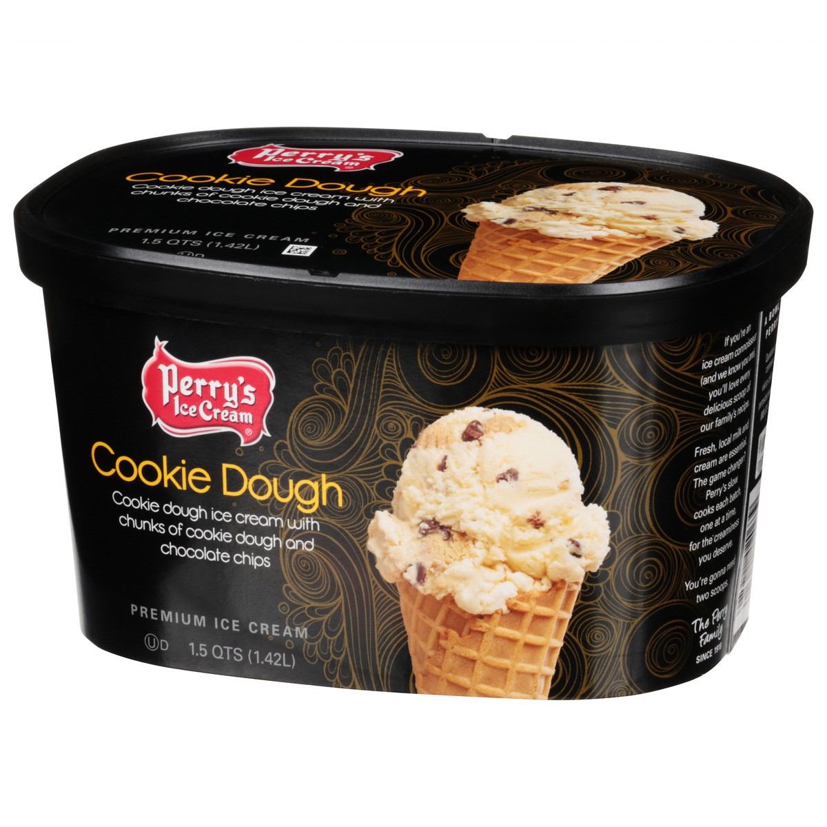 slide 2 of 9, Perry's Ice Cream Premium Cookie Dough Ice Cream 1.5 qt, 1.5 qt