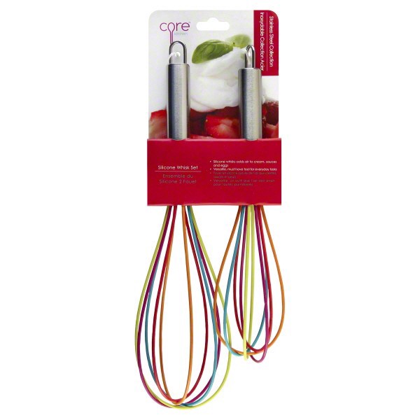 slide 1 of 1, CORE Whisk Set, Silicone, 1 ct
