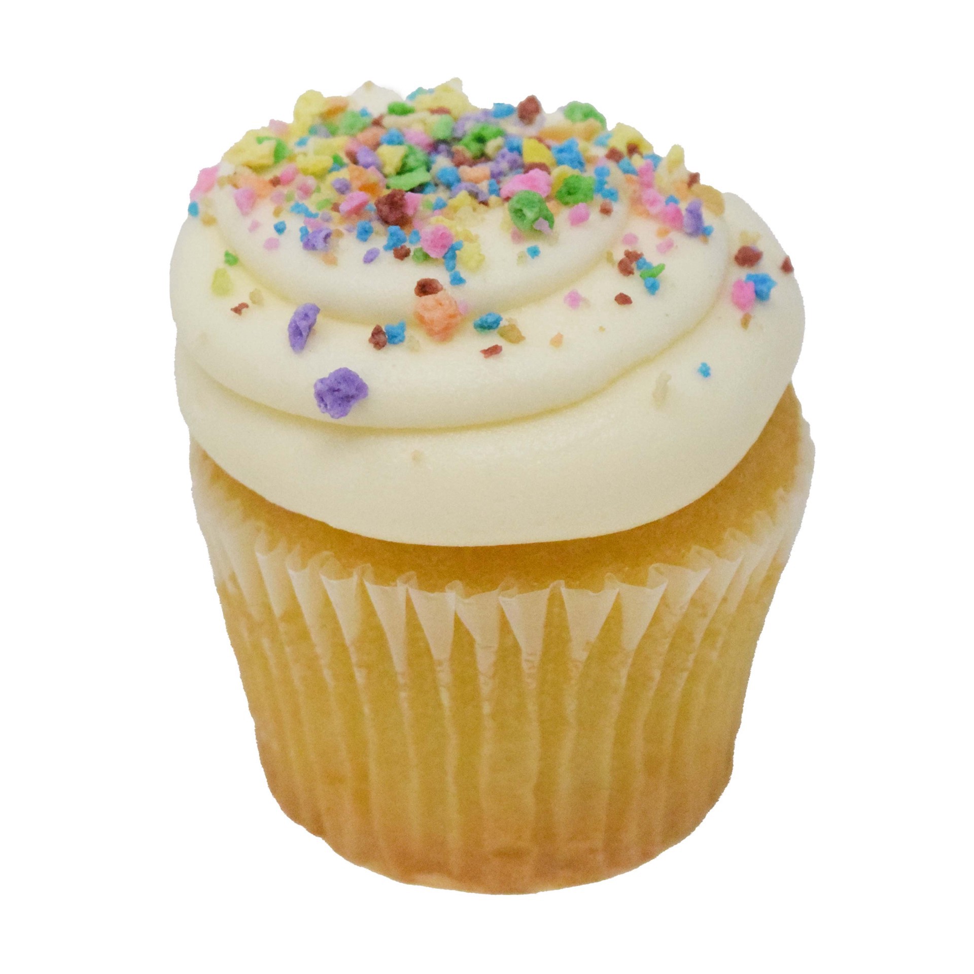 slide 1 of 1, H-E-B Sensational Birthday Cake Cupcake, 2 oz