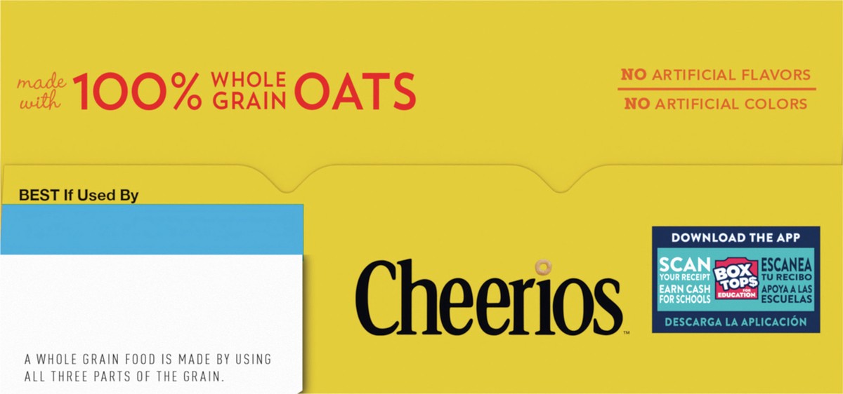 slide 7 of 13, Cheerios, Heart Healthy Gluten Free Breakfast Cereal, Family Size, 18 oz, 18 oz