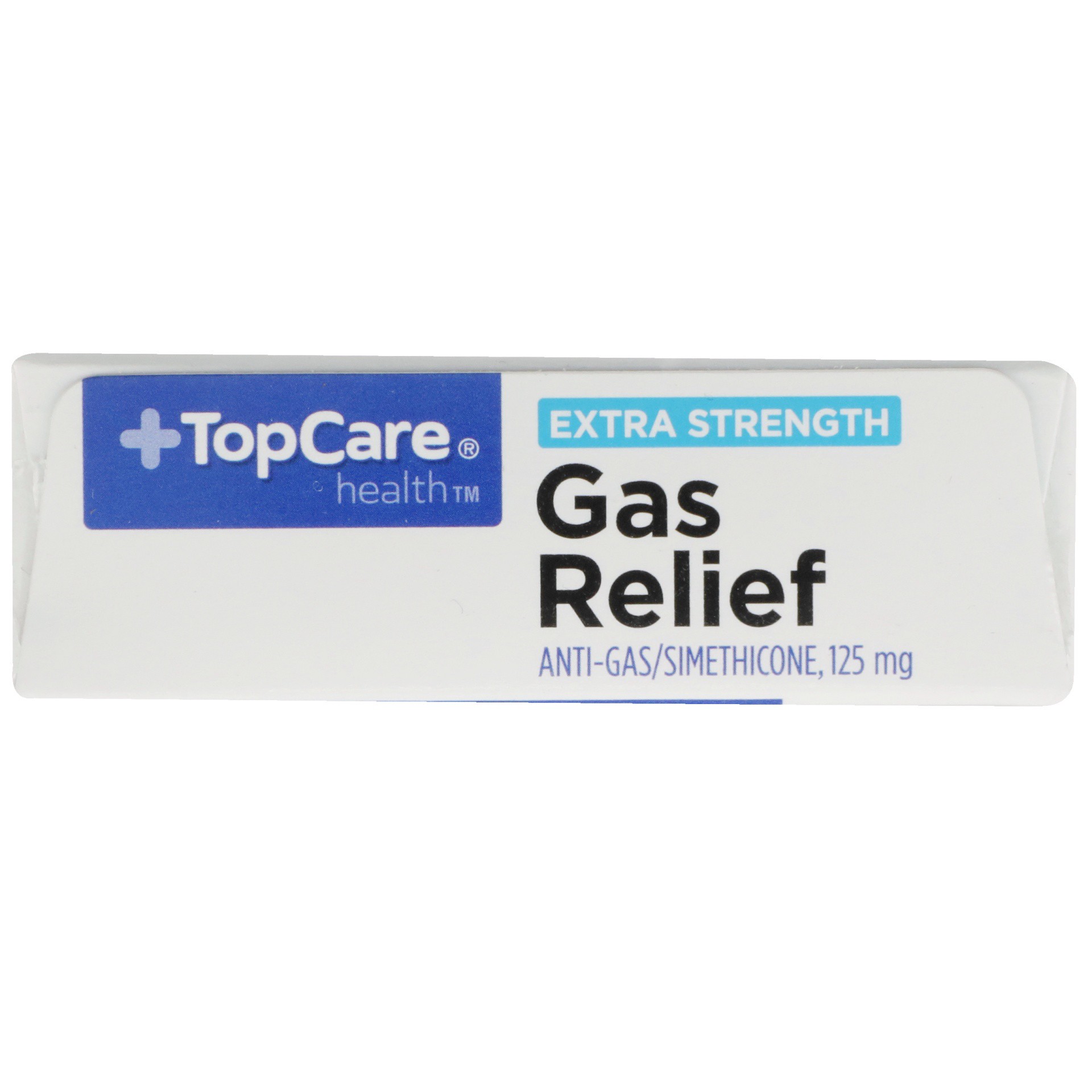 slide 6 of 6, TopCare Gas Relief Extra Strength Cherry Creme Flavored Chewable Tablets, 18 ct