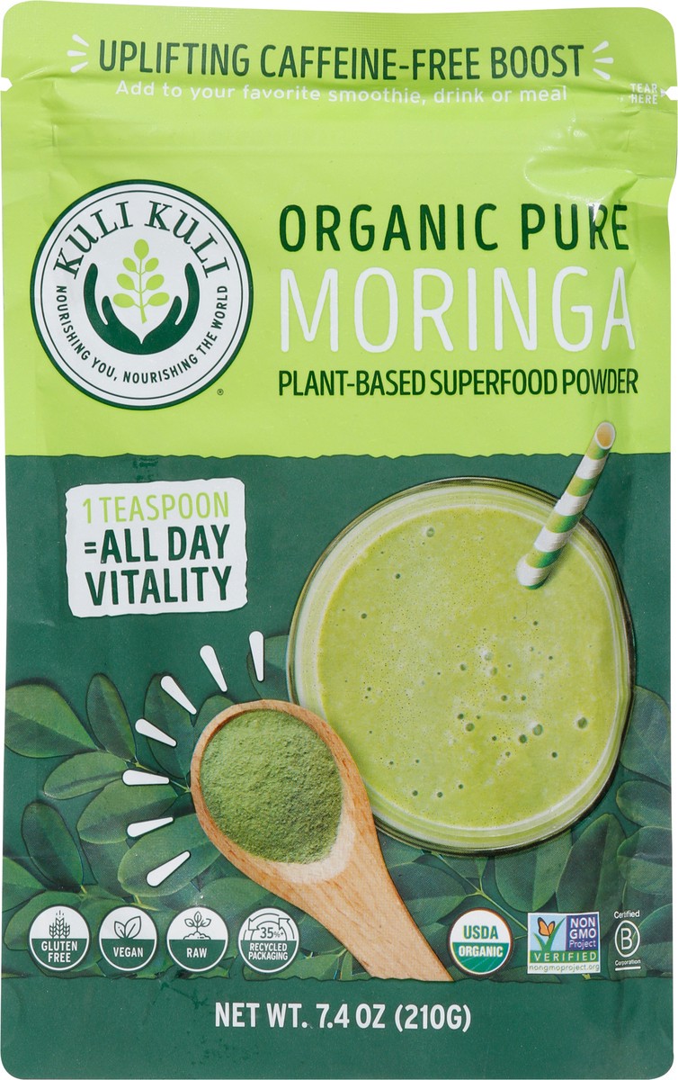 slide 2 of 9, Kuli Kuli Organic Pure Moringa Plant-Based Superfood Powder 7.4 oz, 7.4 oz