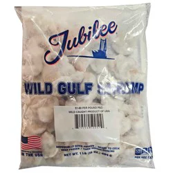 Jubilee 51/60 Count Peeled & Deveined Wild Gulf White Shrimp