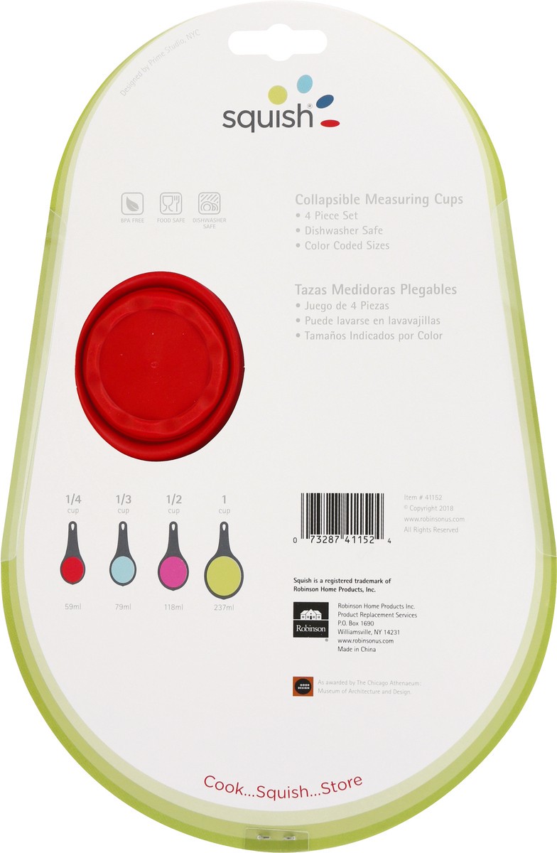 slide 2 of 7, Squish Collapsible Measuring Cups 4Pc, 1 ct