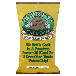 Dirty Sour Cream & Onion Kettle Cook Potato Chips