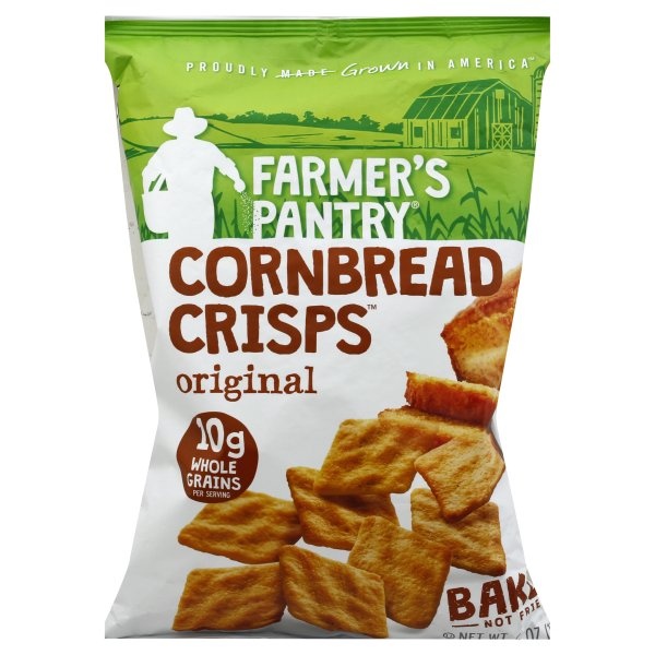 slide 1 of 1, Farmers Pantry Orig Crnbread Crisps, 6 oz