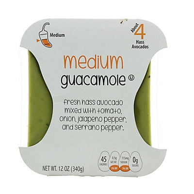 slide 1 of 1, Packer Medium Guacamole, 12 oz