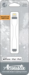 Acoustix 3.5Mm To Lightning Audio Adapter - White