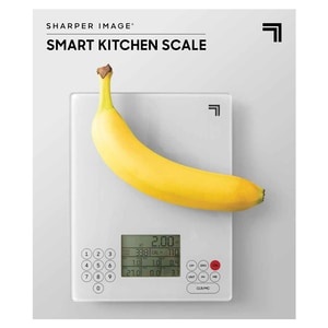 slide 1 of 1, Sharper Image Digital Kitchen Scale With Nutritional Display, 1 ct