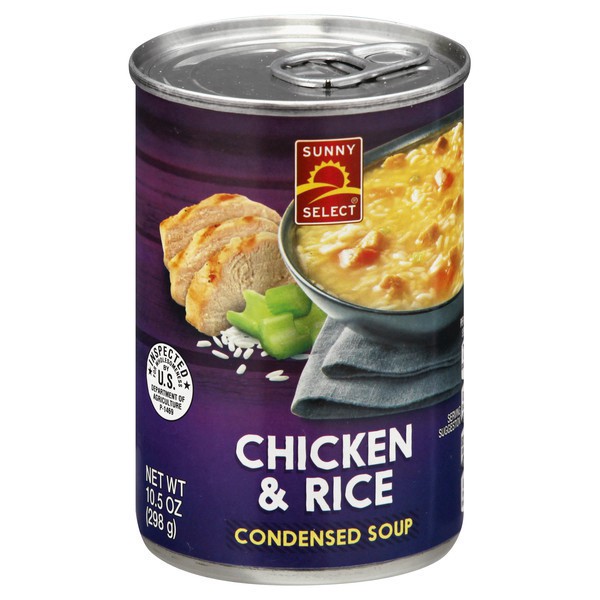 slide 1 of 1, Sunny Select Chicken & Rice Condensed Soup 10.5 oz, 10.5 oz