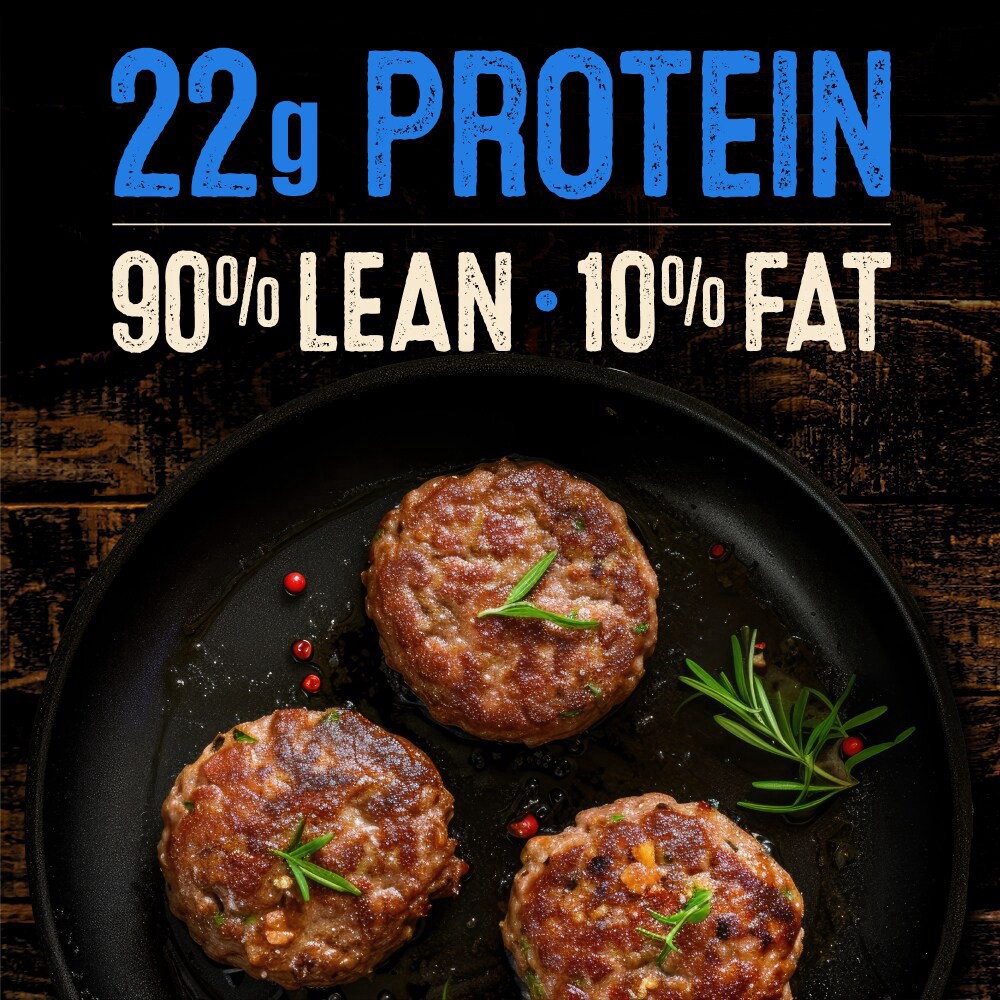 slide 3 of 4, Private Selection Angus Beef Ground Sirloin Patties 90% Lean, 4 ct; 4 oz