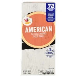 Giant Singles Yellow American Cheese Slices - 72 ct