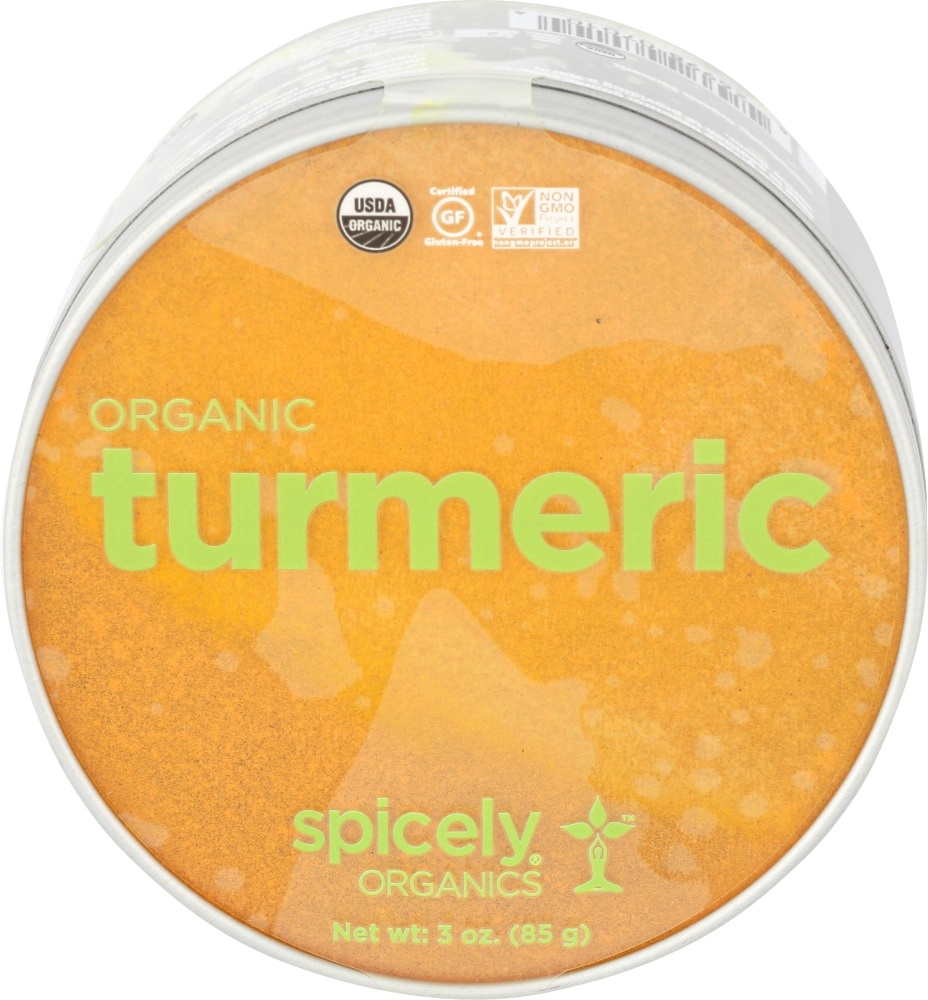 slide 1 of 1, Spicely Organic Spices Turmeric Powder 3 oz, 3 oz