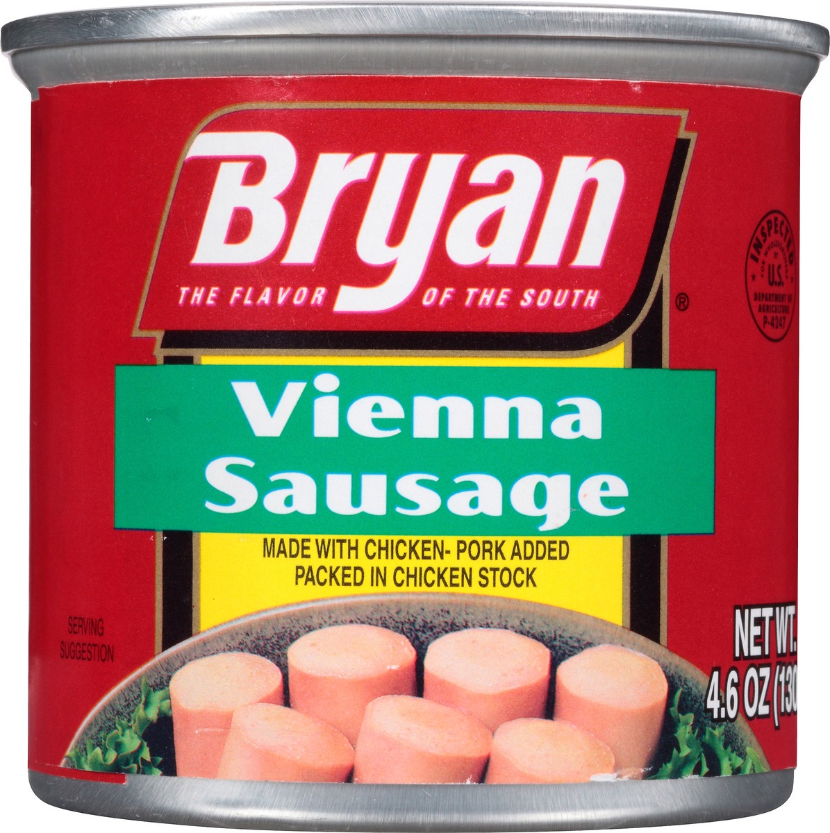 slide 4 of 7, Bryan Vienna Sausage 4.6 oz. Pull-Top Can, 4.6 oz