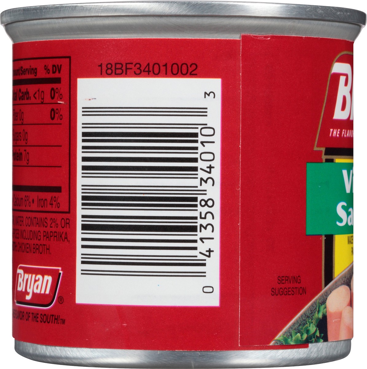 slide 5 of 7, Bryan Vienna Sausage 4.6 oz. Pull-Top Can, 4.6 oz