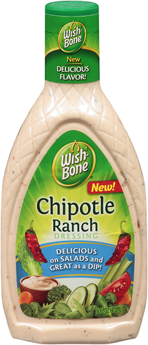 slide 1 of 1, Wish-Bone Chipotle Ranch Dressing, 16 fl oz