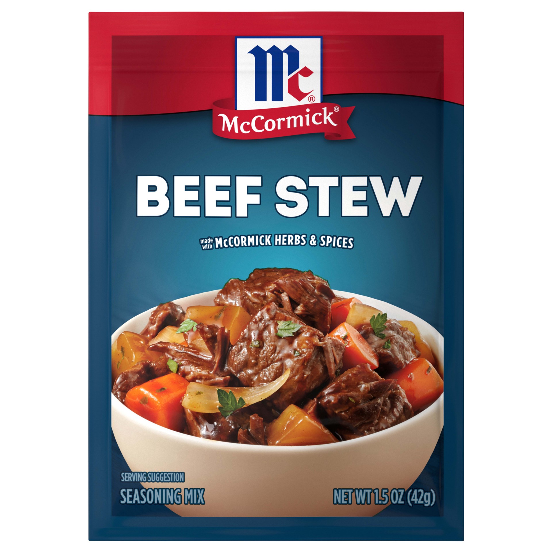 slide 1 of 5, McCormick Beef Stew Seasoning Mix, 1.5 oz