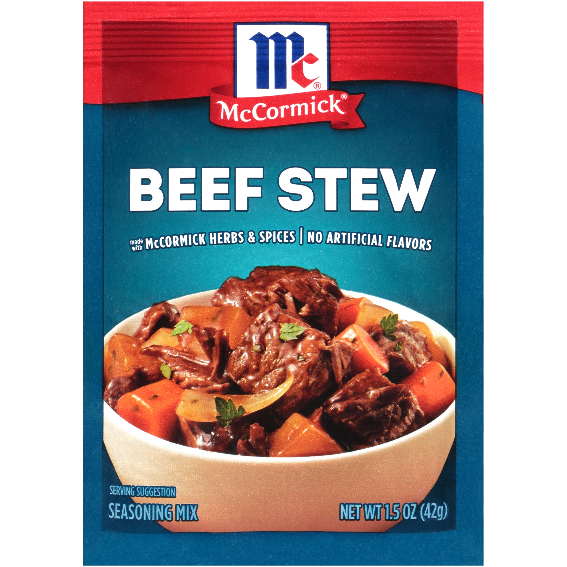 slide 1 of 6, McCormick Classic Beef Stew Seasoning Mix Packet, 1.5 oz