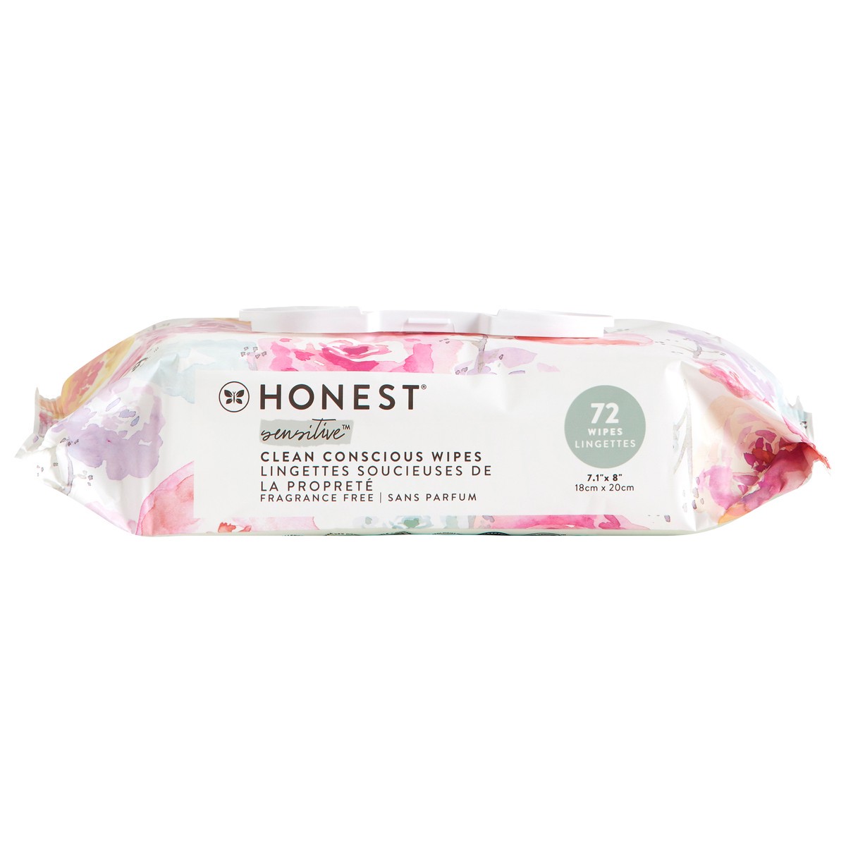 slide 1 of 3, Honest Wipes, Rose Blossom, 72 Count, 72 ct