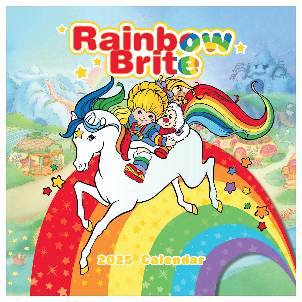 slide 1 of 1, 2025 Rainbow Brite Wall Calendar, 1 ct