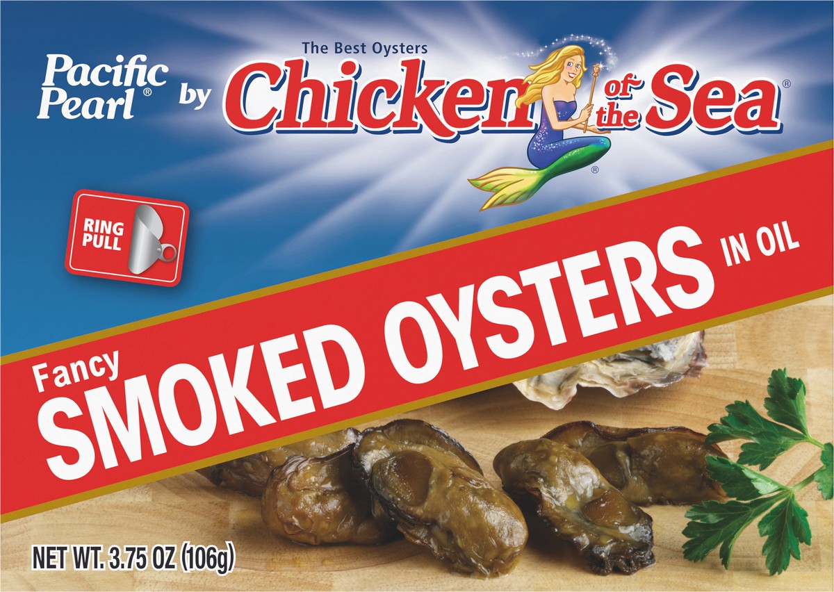 slide 3 of 10, Chicken of the Sea Pacific Pearl Fancy Smoked Oysters in Oil 3.75 oz, 3.75 oz