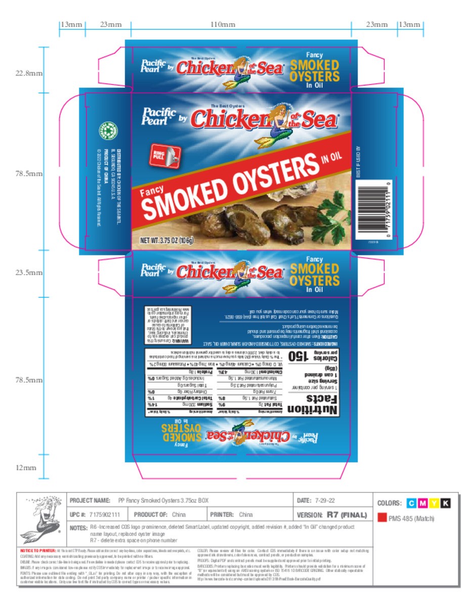 slide 9 of 10, Chicken of the Sea Pacific Pearl Fancy Smoked Oysters in Oil 3.75 oz, 3.75 oz